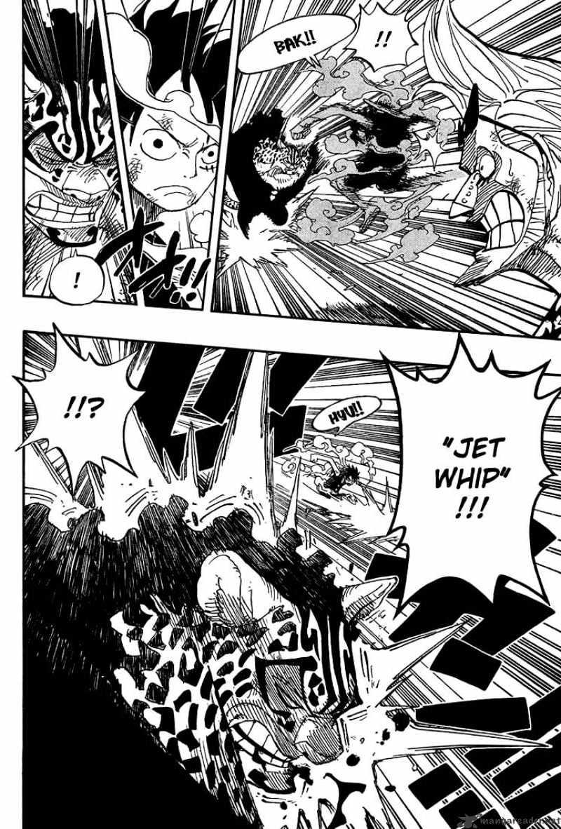 One Piece Chapter 418 : Luffy Vs Rob Lucci page 16 - Mangakakalot