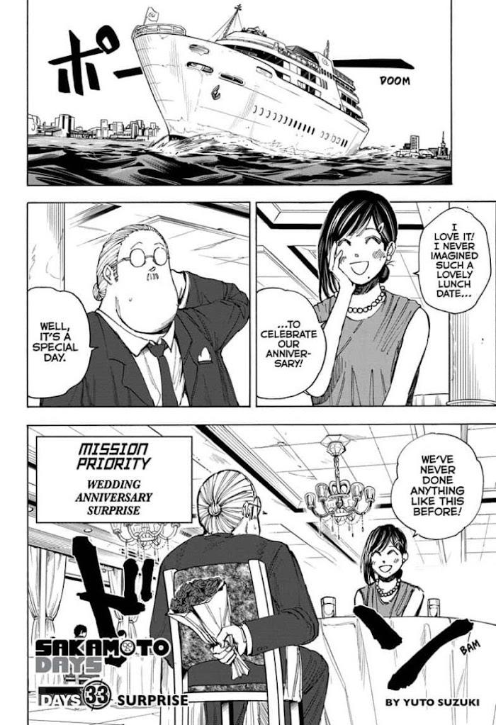 Sakamoto Days Chapter 33 : Days 33 Surprise page 2 - Mangakakalot