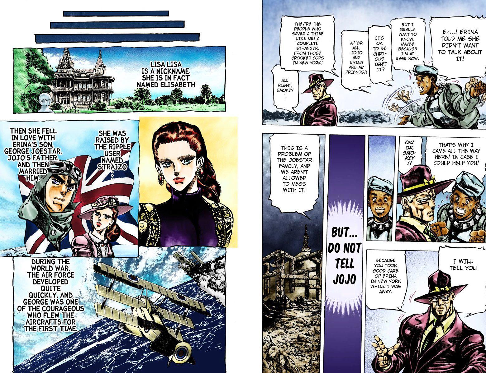 Jojo's Bizarre Adventure Vol.12 Chapter 108 : The Tragedy Of George Joestar (Official Color Scans) page 4 - 