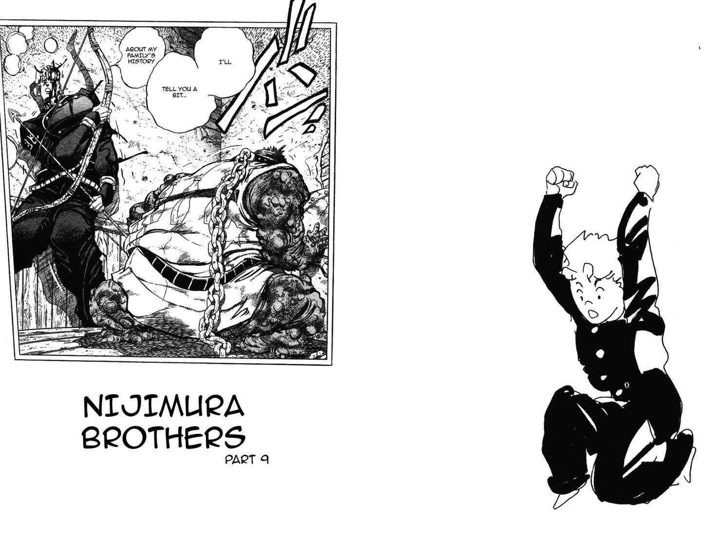 Jojo's Bizarre Adventure Vol.30 Chapter 282 : Nijimura Brothers Part 9 page 1 - 