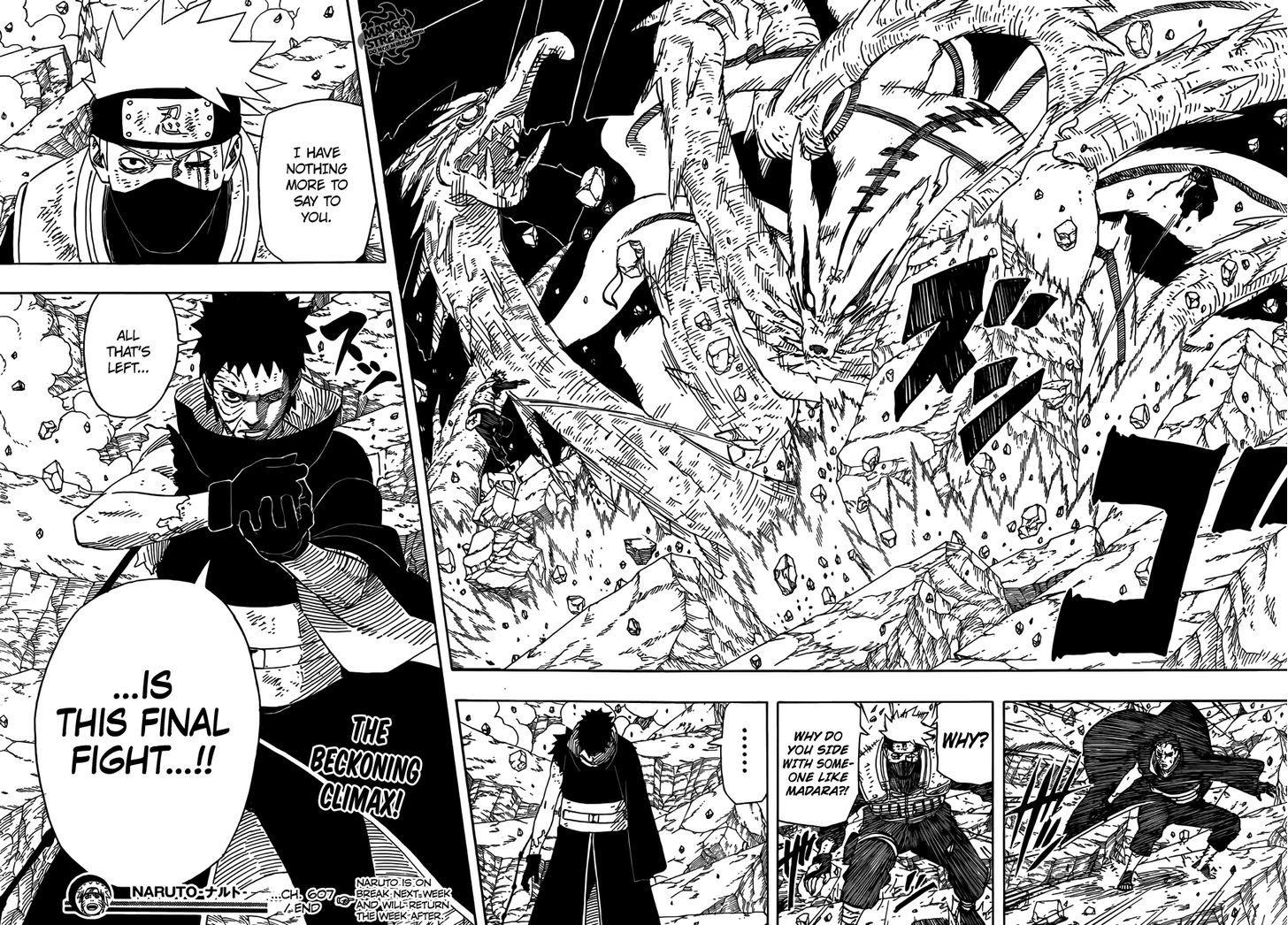 Naruto Vol.63 Chapter 607 : I Don't Care  