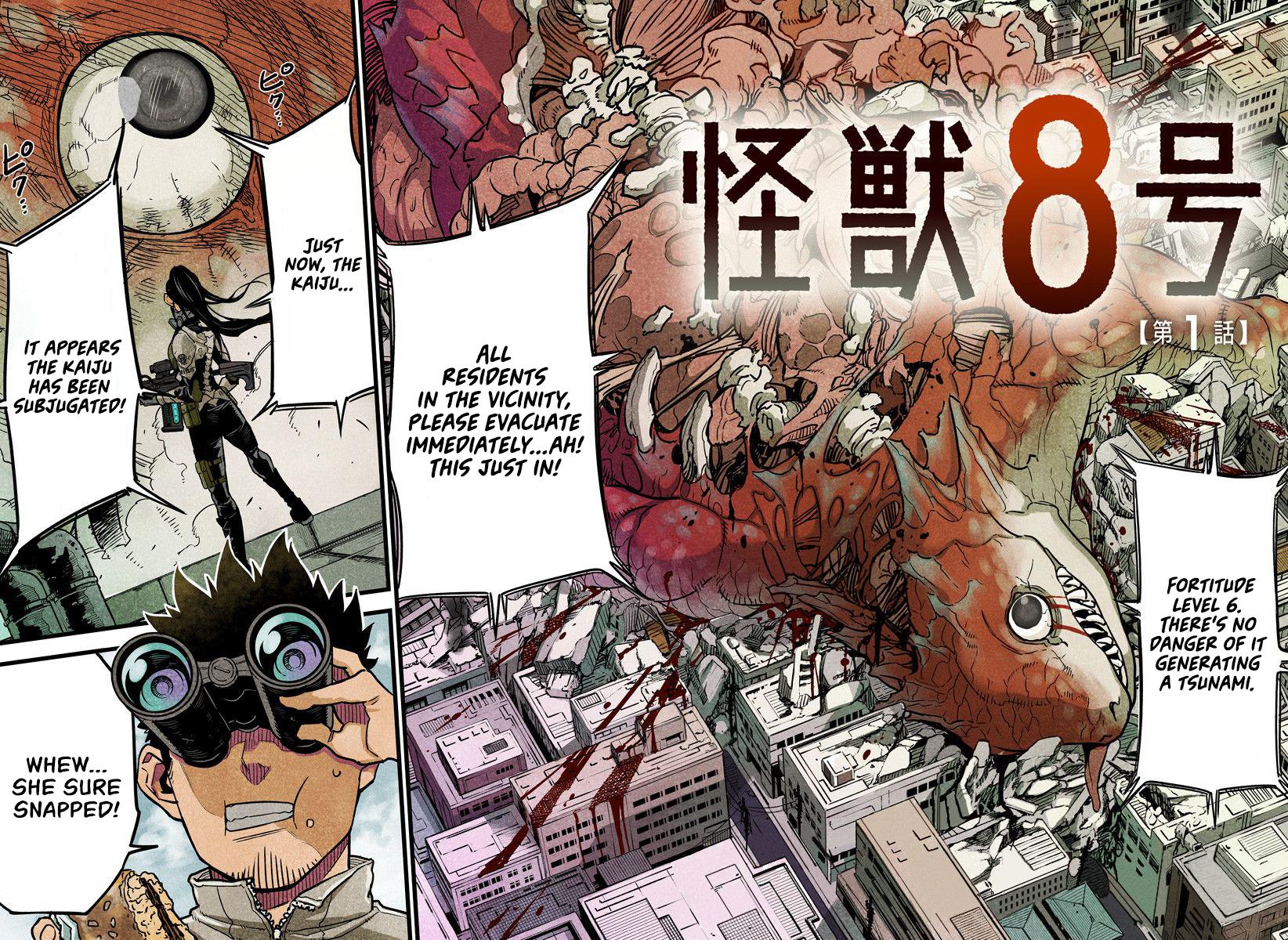 Kaiju No. 8 Chapter 1: The Man Who Turned In A Kaijuu page 3 - Mangakakalot