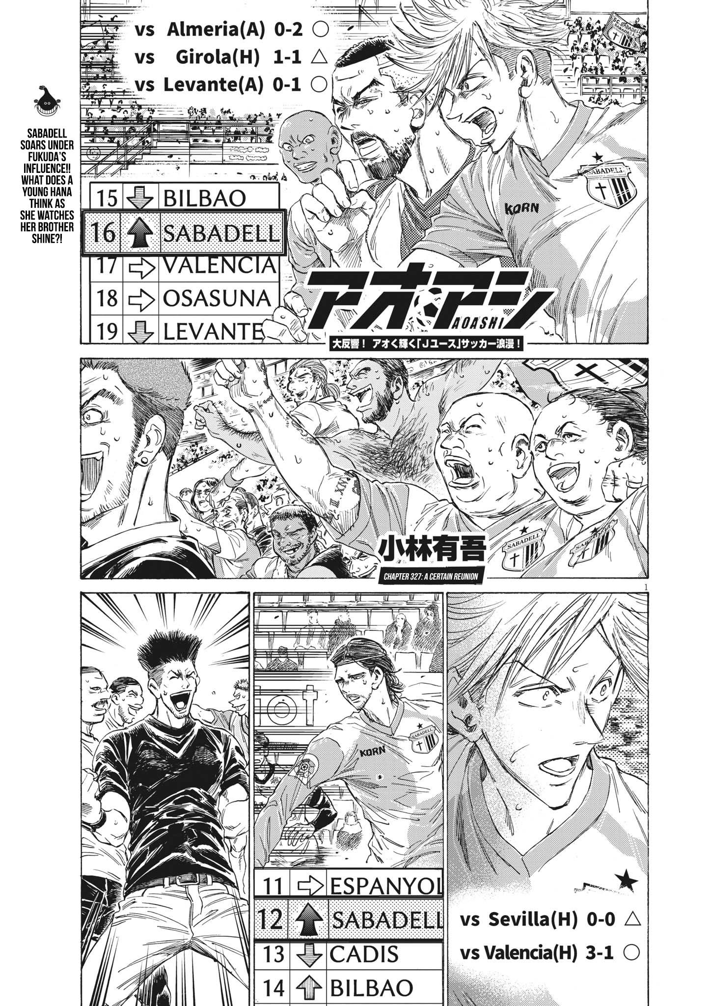 Ao Ashi, Chapter 350 - Ao Ashi Manga Online