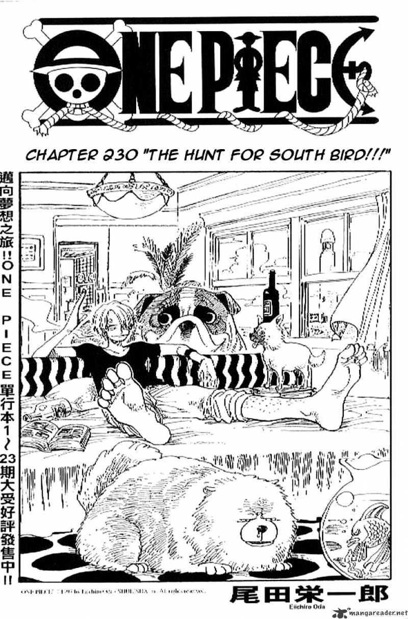 One Piece Chapter 230 : The Hunt For South Bird!!! page 1 - Mangakakalot