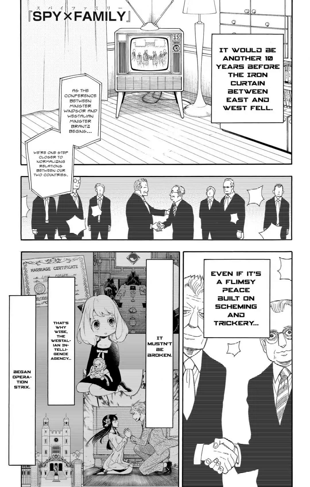 Spy X Family Chapter 12: Mission: 12 page 1 - Mangakakalot