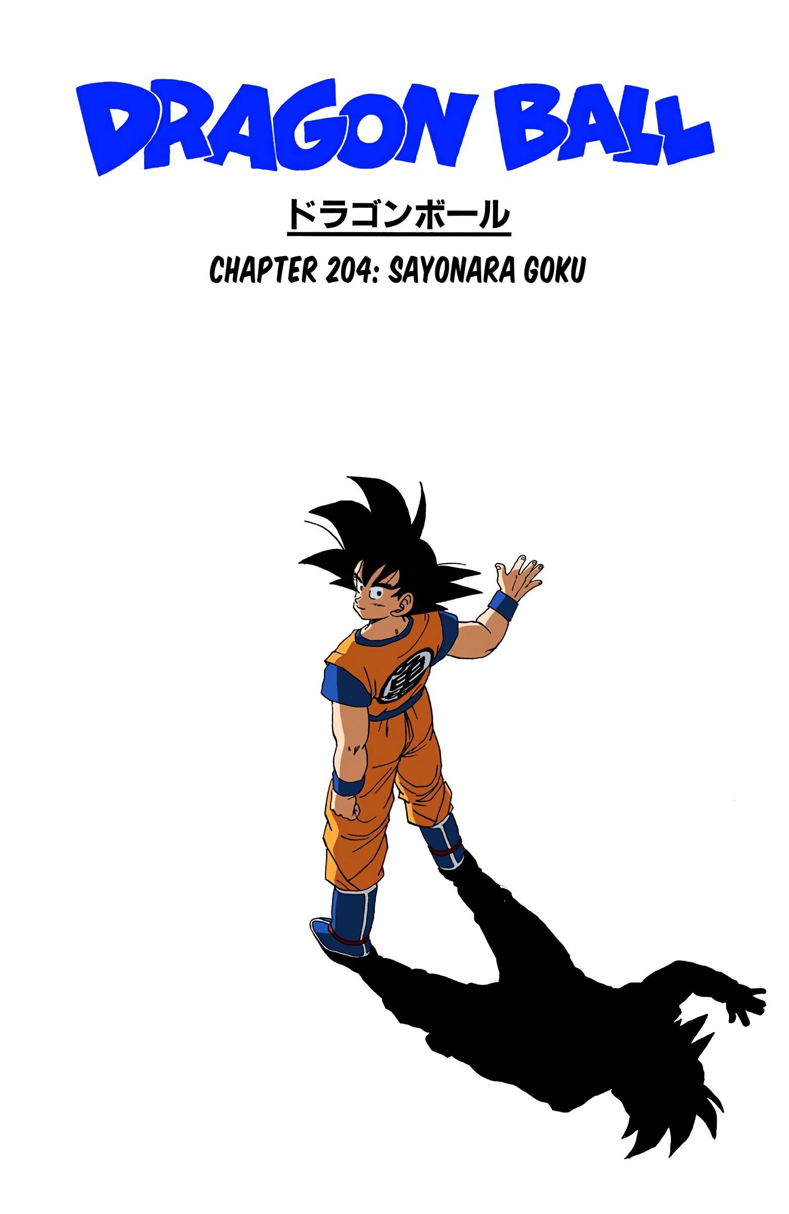 Dragon Ball - Full Color Edition Vol.17 Chapter 204: Sayonara, Goku page 1 - Mangakakalot