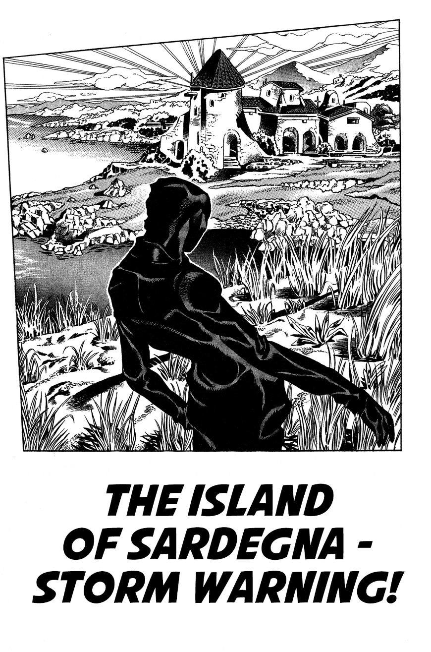 Jojo's Bizarre Adventure Vol.66 Chapter 541 : The Island Of Sardegna - Storm Warning! (Official Color Scans) page 2 - 