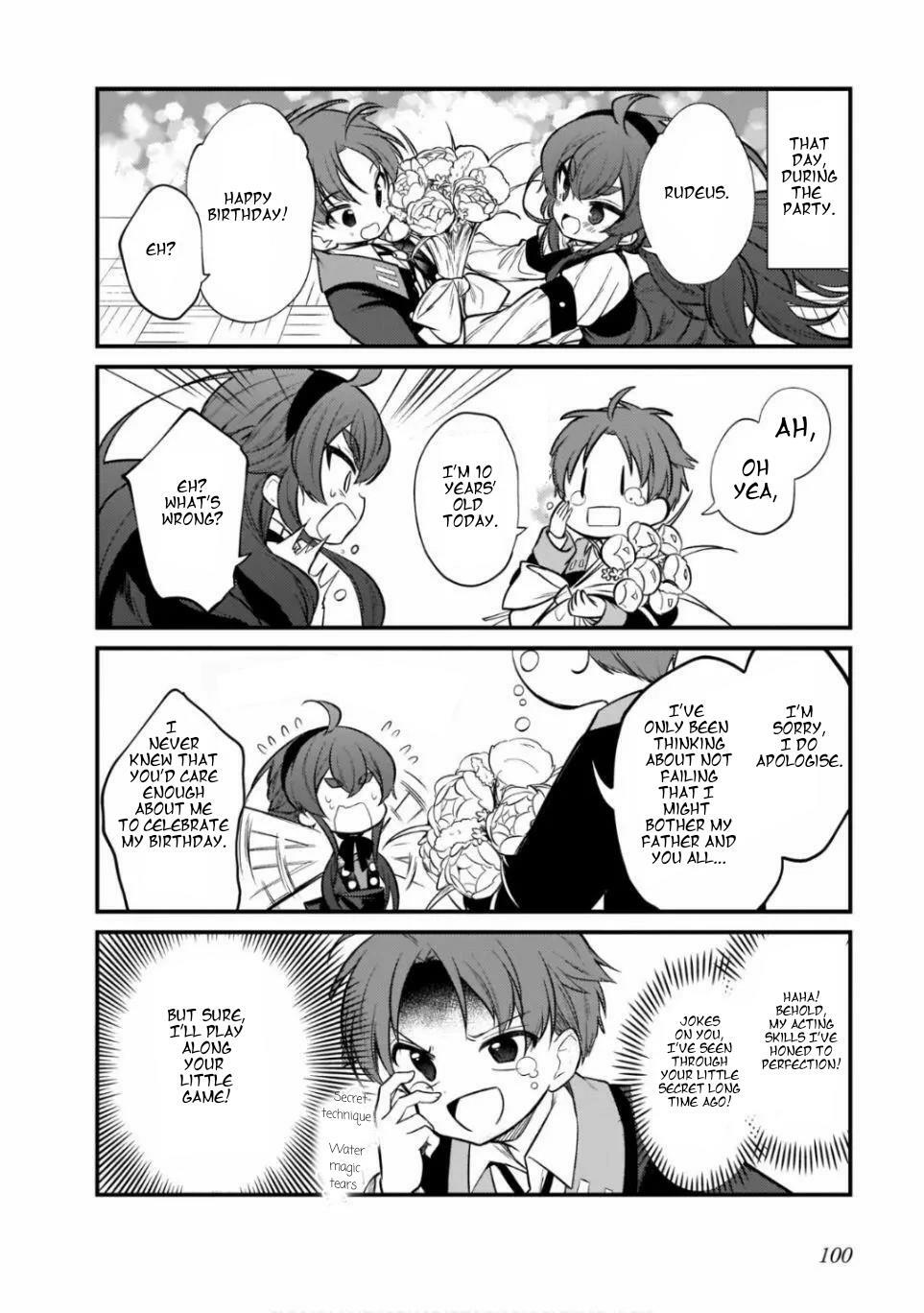 MUSHOKU TENSEI: EVEN IF IT'S A 4-KOMA, I'LL GET SERIOUS chapter-13 Page 8