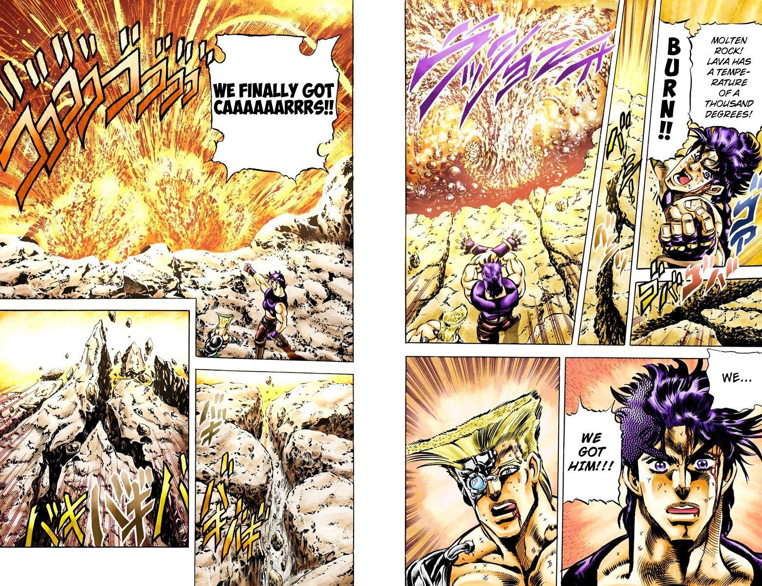 Jojo's Bizarre Adventure Vol.12 Chapter 111 : The Man Who Became A God (Official Color Scans) page 6 - 