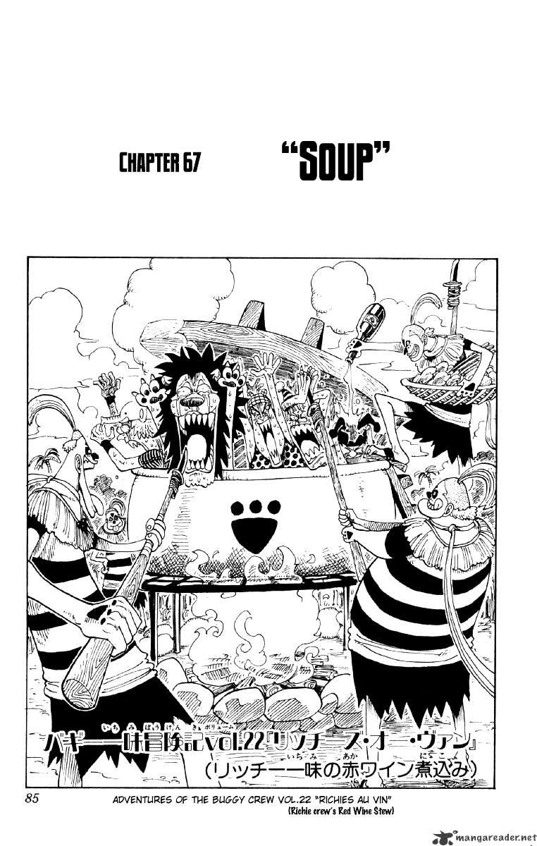 One Piece Chapter 67 : Soup page 1 - Mangakakalot