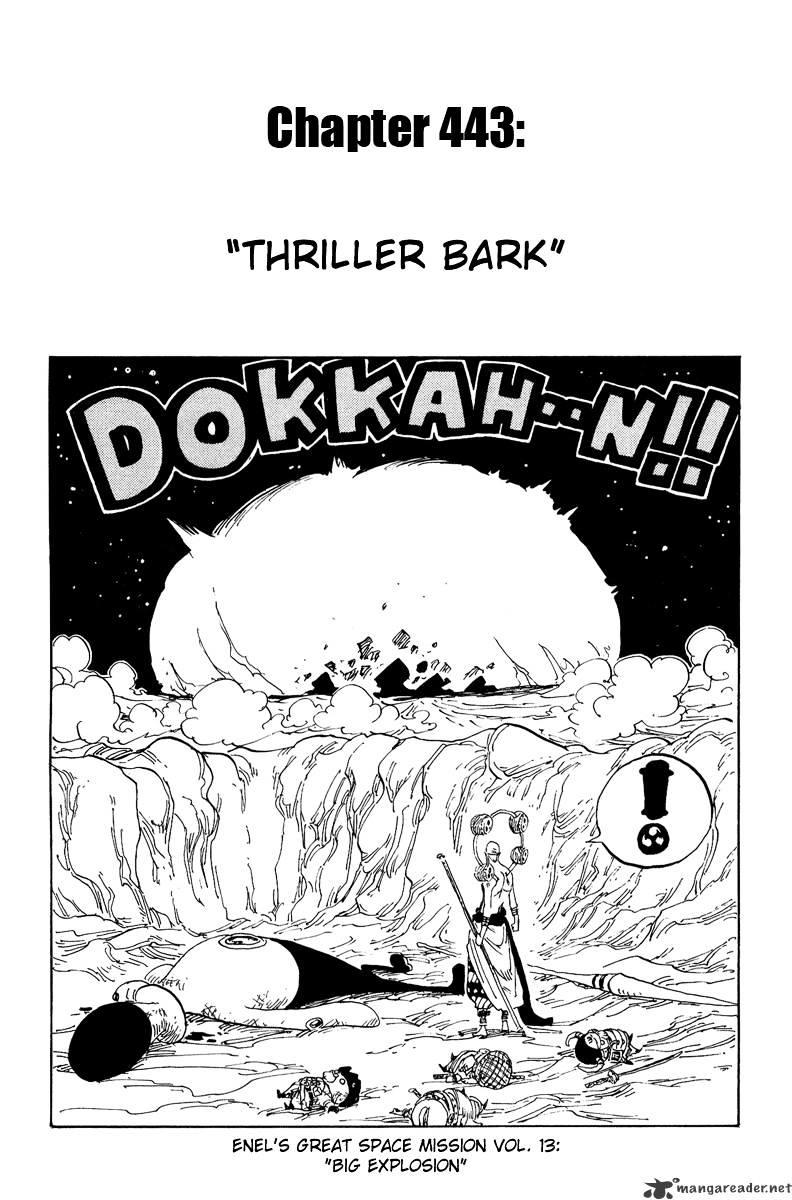 One Piece Chapter 443 : Thriller Bark page 1 - Mangakakalot