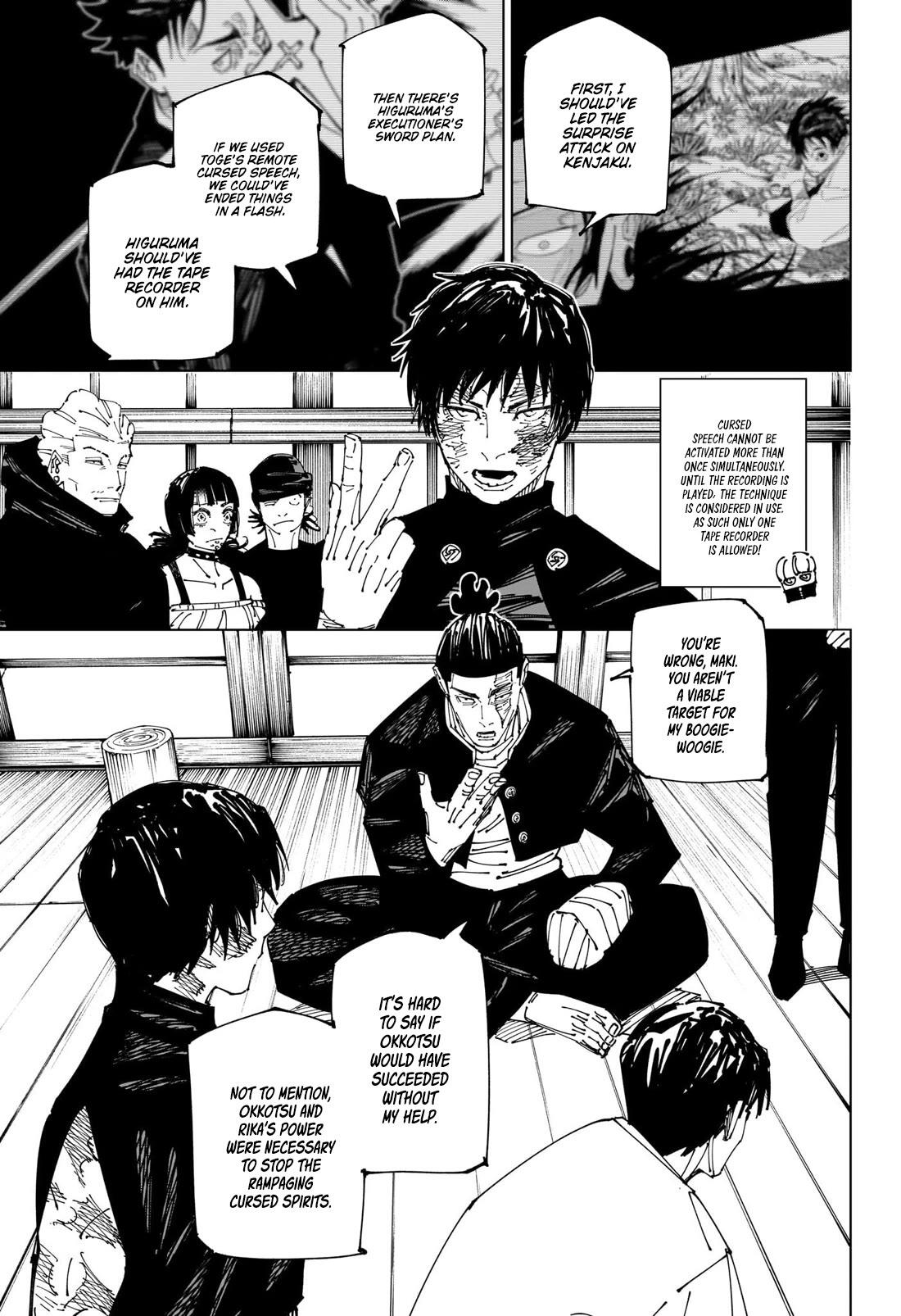 Jujutsu Kaisen Chapter 269: Reflection page 6 - kaisenjujutsu.com