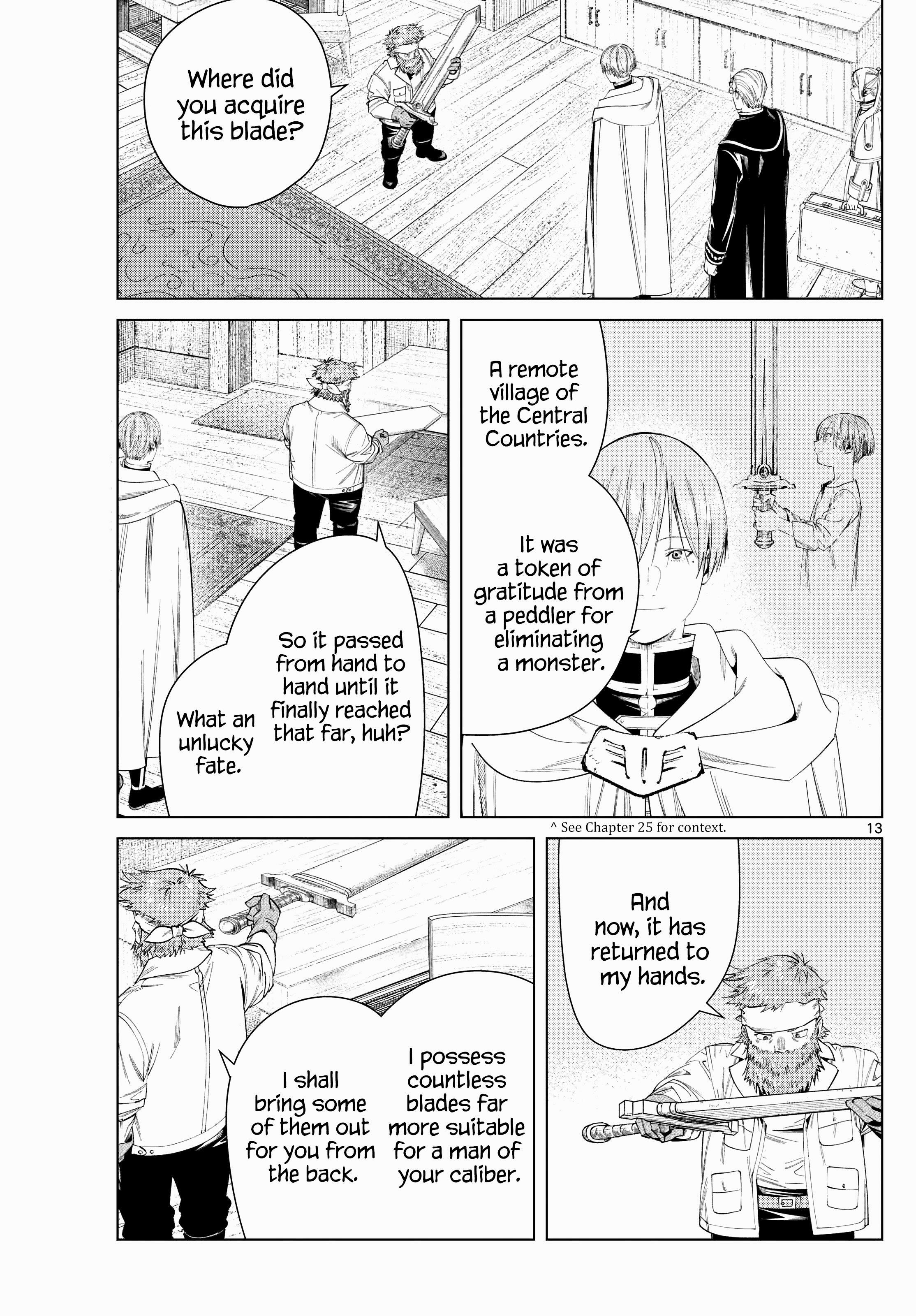 Sousou No Frieren Chapter 114: The Hero's Blade page 13 - Mangakakalot