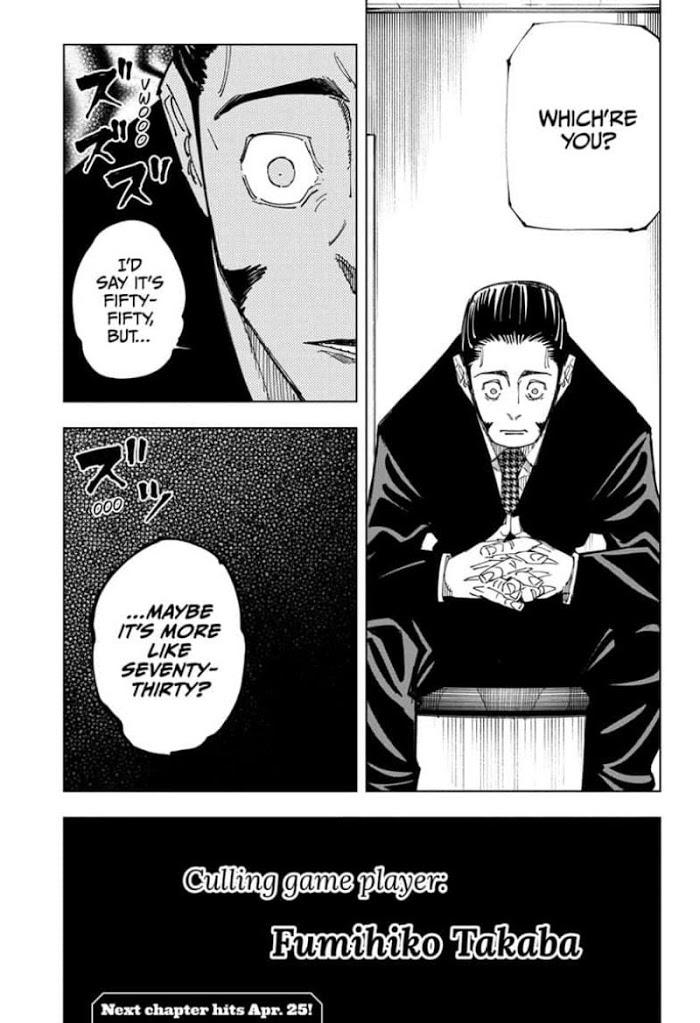Jujutsu Kaisen Chapter 146: About The Culling Game page 19 - Mangakakalot