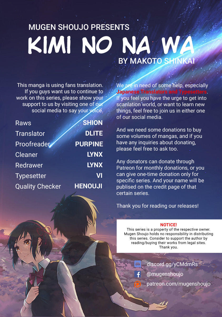 Kimi no na wa After Story Manga