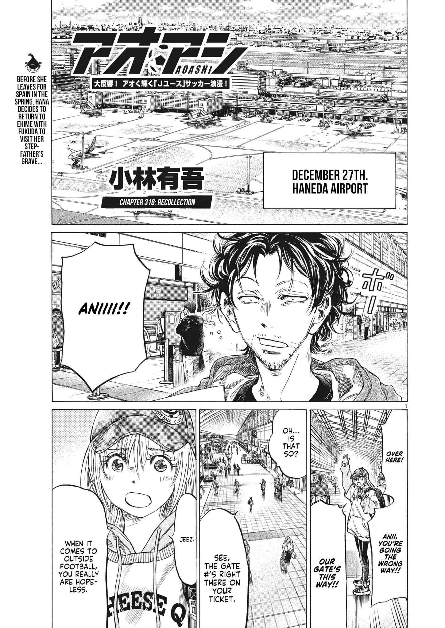 Read Ao Ashi Chapter 334: Fukuda Tatsuya'S Miracle - Manganelo