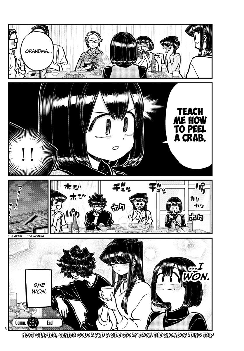 Komi-San Wa Komyushou Desu Chapter 267: Crab page 8 - Mangakakalot