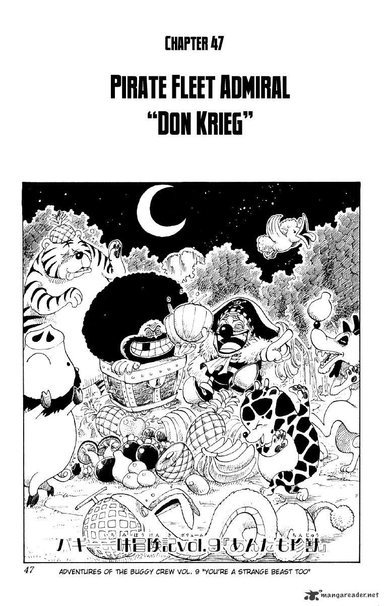 One Piece Chapter 47 : Don Creek Pirate Major page 1 - Mangakakalot