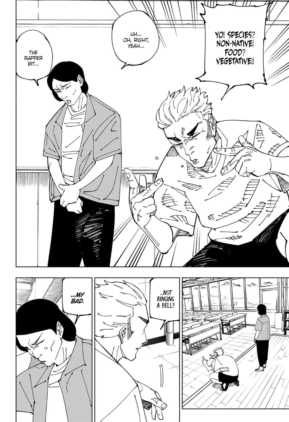 Jujutsu Kaisen Chapter 241: Idiot Survivor!! ~Move On Up~ page 3 - Mangakakalot