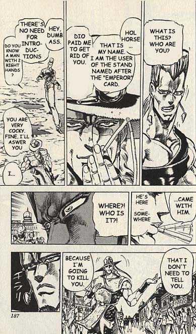 Jojo's Bizarre Adventure Vol.15 Chapter 142 : The Emperor And The Hanged Man Pt.3 page 3 - 