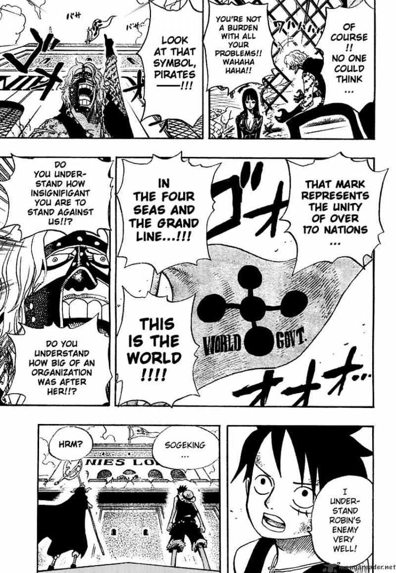 One Piece Chapter 398 : Proclamation Of War page 11 - Mangakakalot