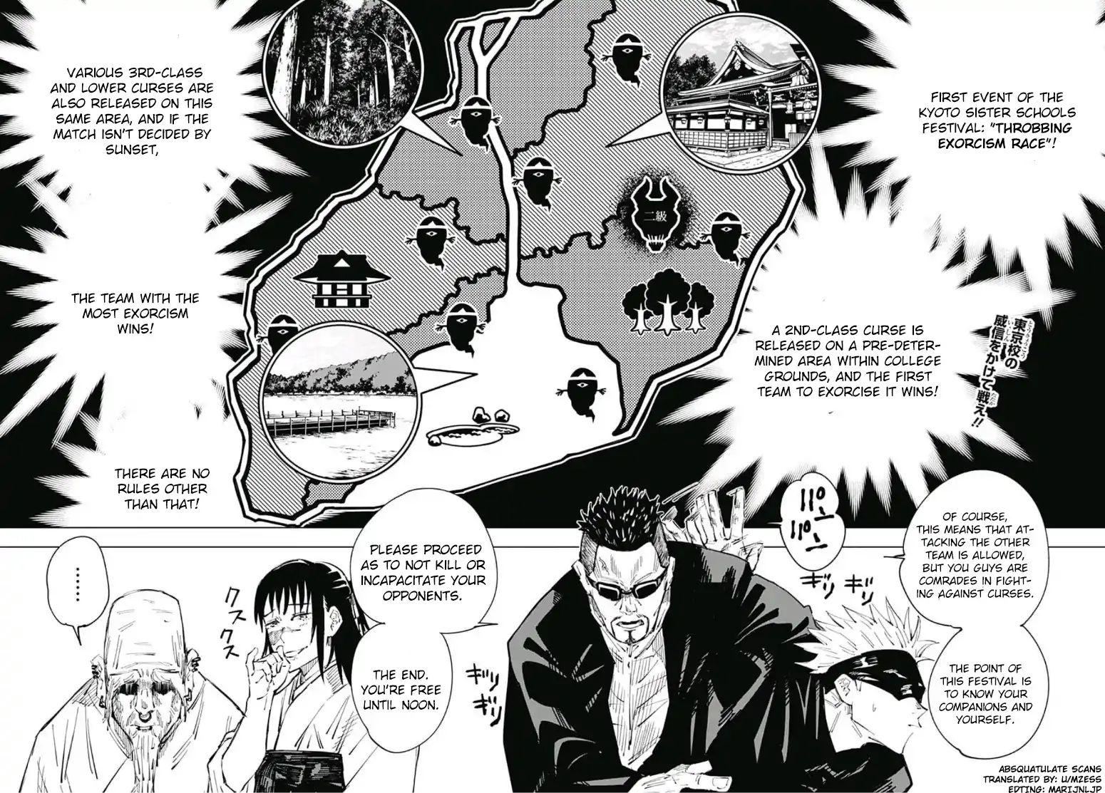 Jujutsu Kaisen Chapter 33: Exchange Festival With The Kyoto School - Team Battle 0 page 2 - Mangakakalot