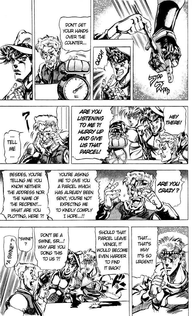 Jojo's Bizarre Adventure Vol.9 Chapter 83 : Chasing The Red Stone To Switzerland page 3 - 