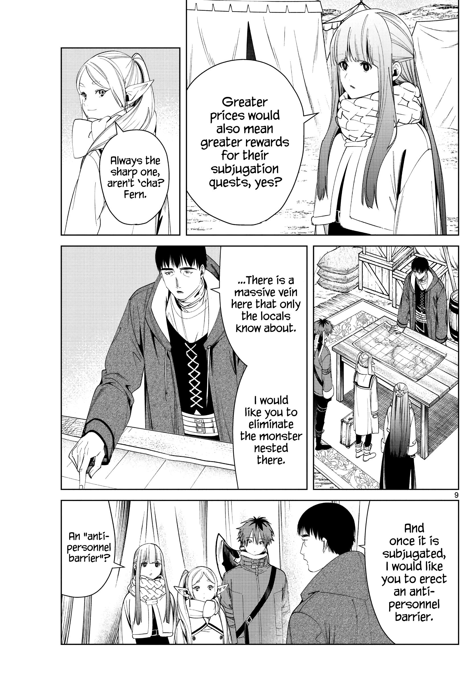 Sousou No Frieren Chapter 80: Holy Snow Crystals page 9 - Mangakakalot