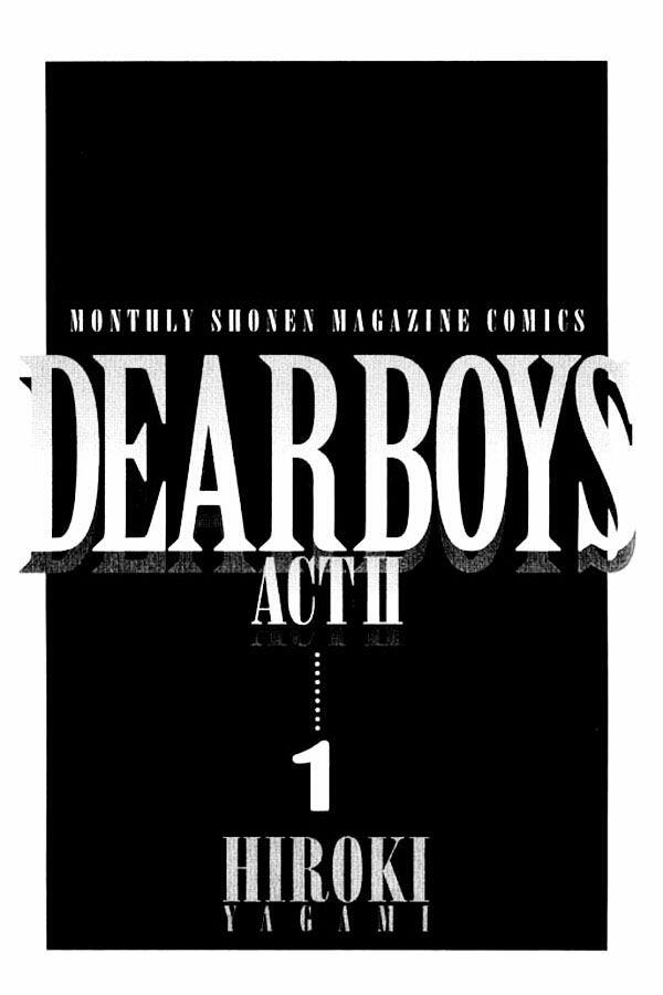 Read Dear Boys Act Ii Vol.1 Chapter 1 on Mangakakalot