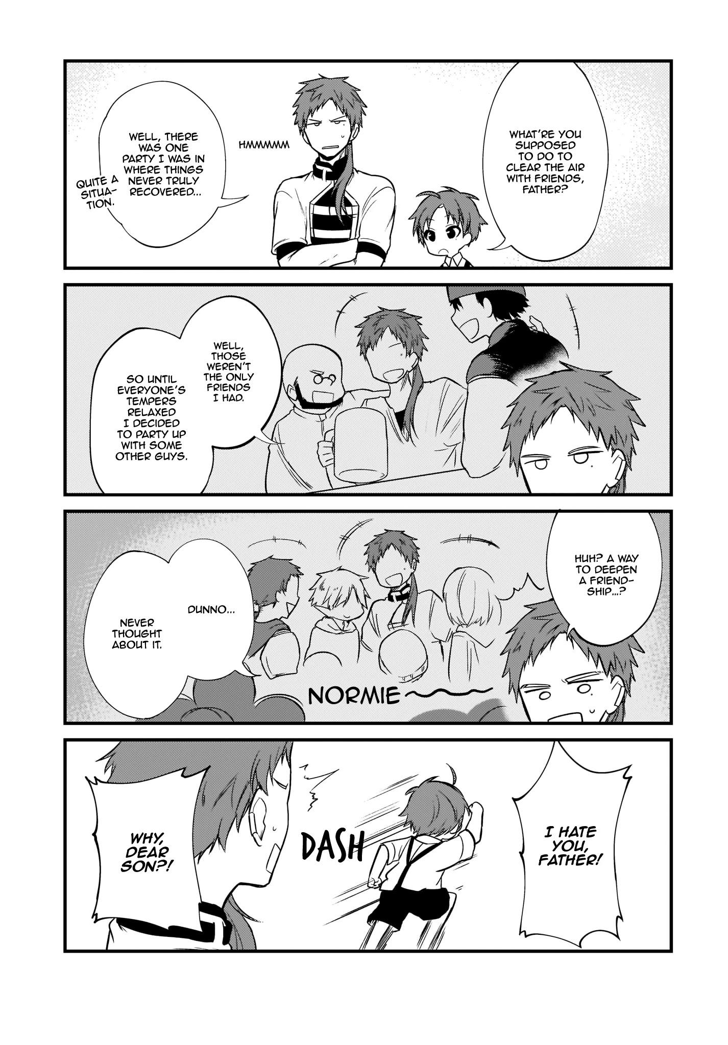 MUSHOKU TENSEI: EVEN IF IT'S A 4-KOMA, I'LL GET SERIOUS chapter-4 Page 9