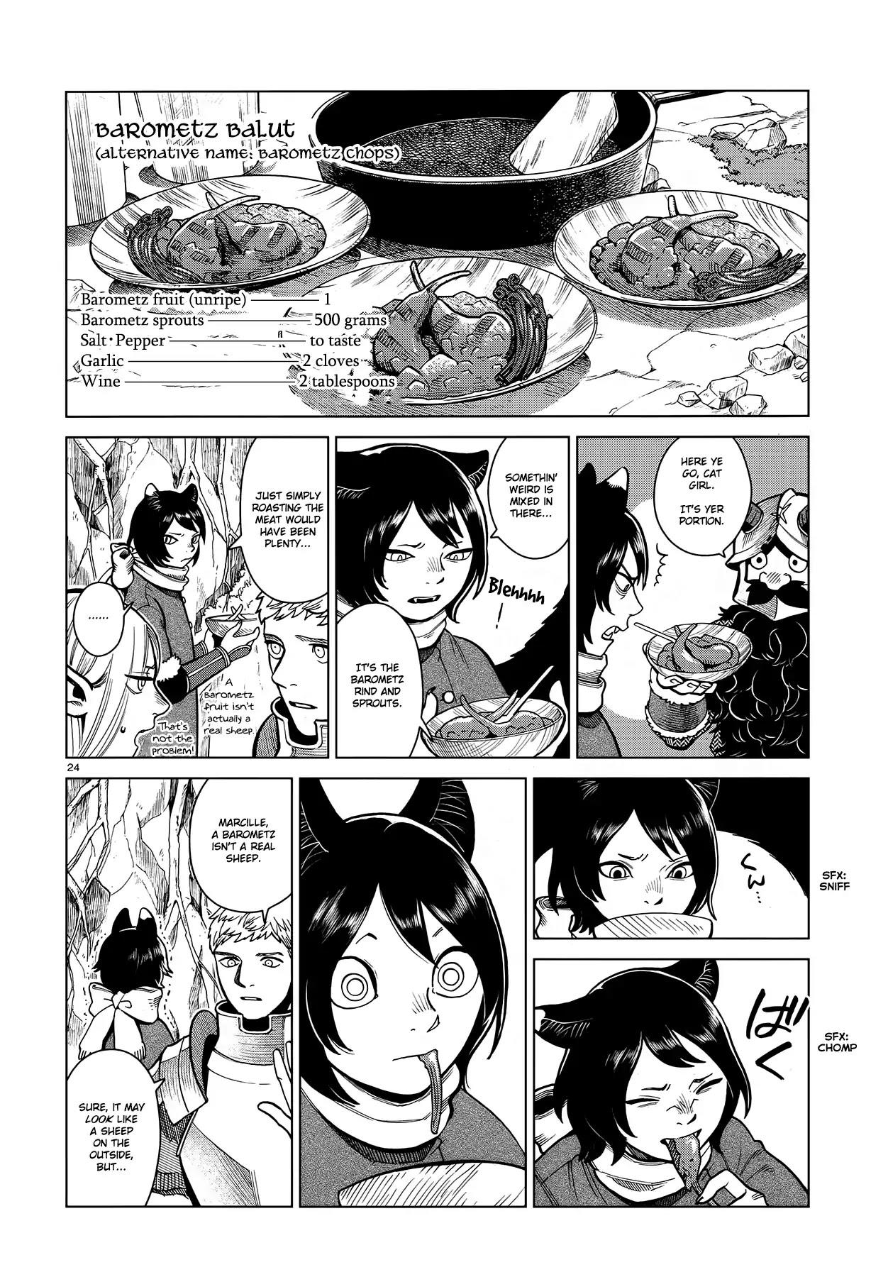 Dungeon Meshi Chapter 44: Barometz page 24 - Mangakakalot