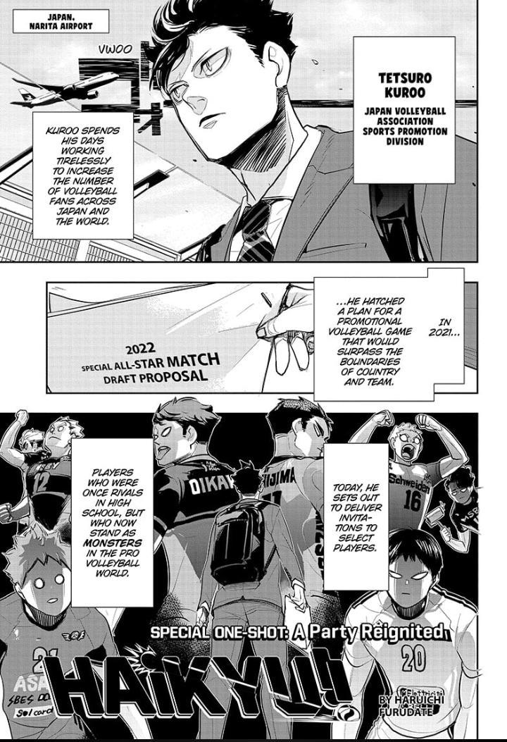 Haikyuu!! Special. : A Party Reignited [Official Scans] page 1 - Mangakakalot