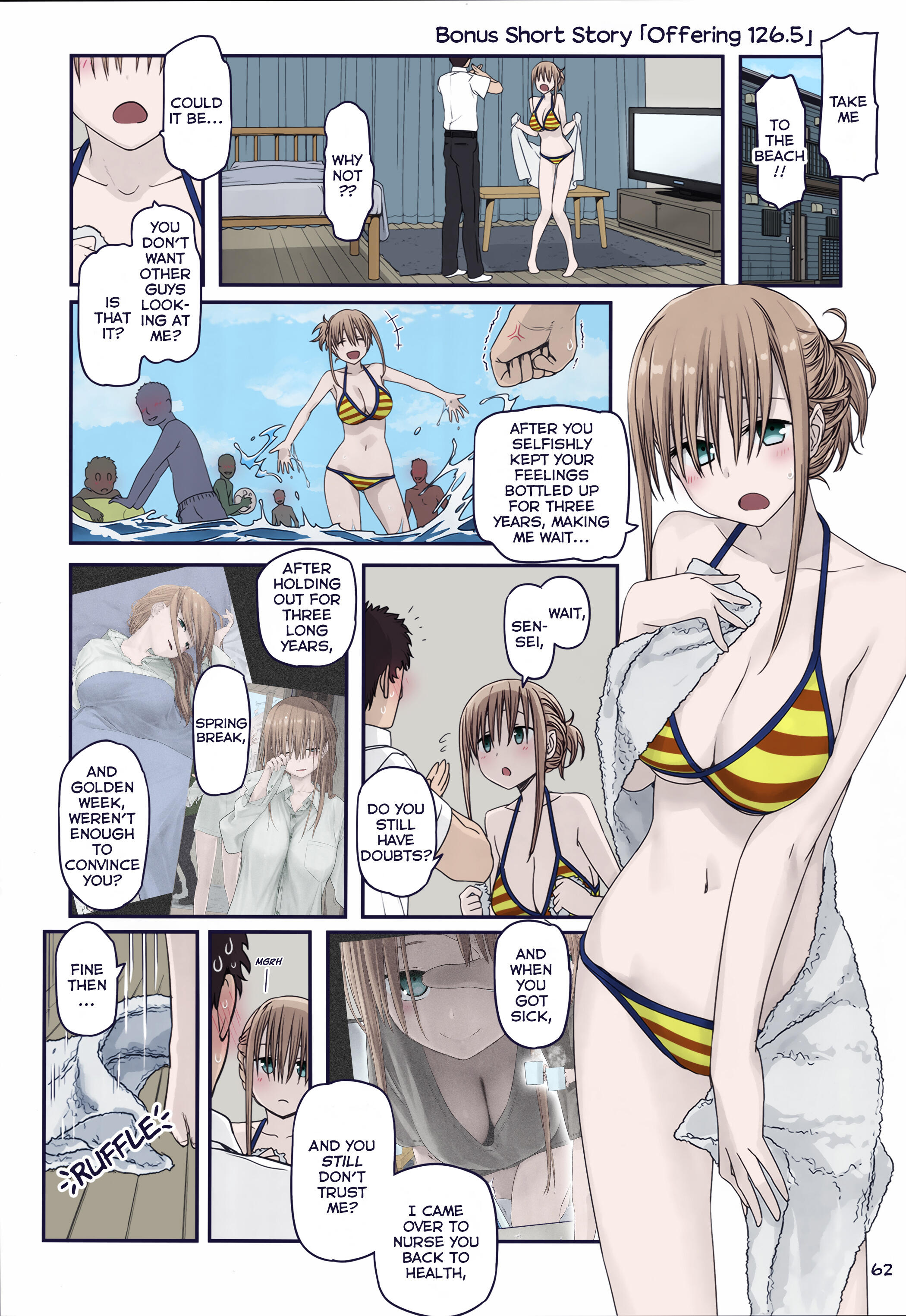 Read Getsuyoubi No Tawawa (Twitter Webcomic) (Fan Colored) Vol.8 Chapter  26: Part Viii: Sada-Chan Manga on Mangakakalot