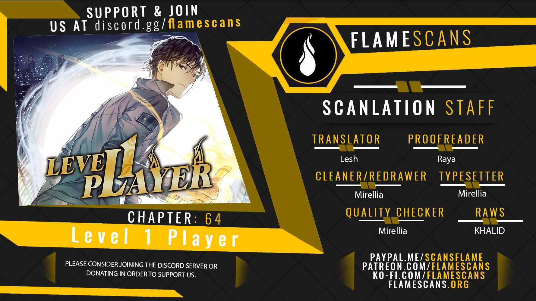 level 1 player Chapter 64 - English Version