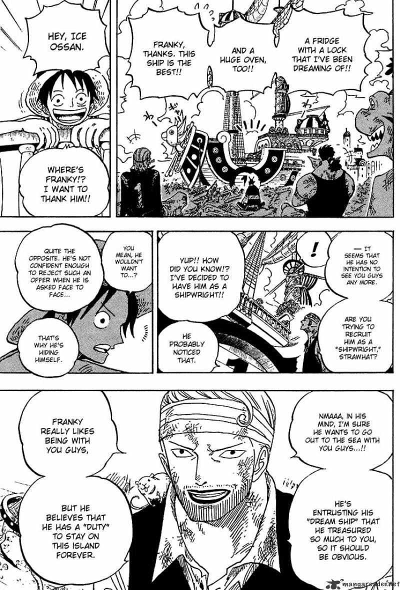 One Piece Chapter 436 : Pants From Fankyhouse page 8 - Mangakakalot