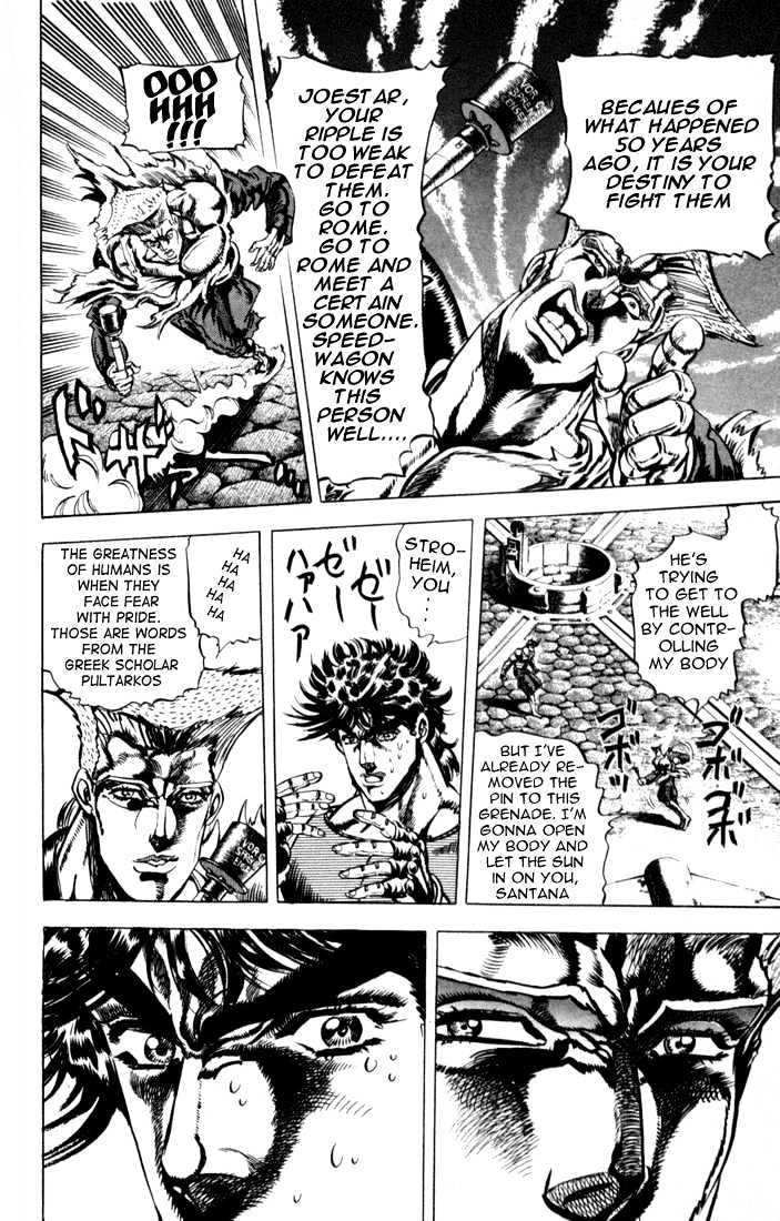 Jojo's Bizarre Adventure Vol.7 Chapter 61 : The End Of A Proud Man page 8 - 