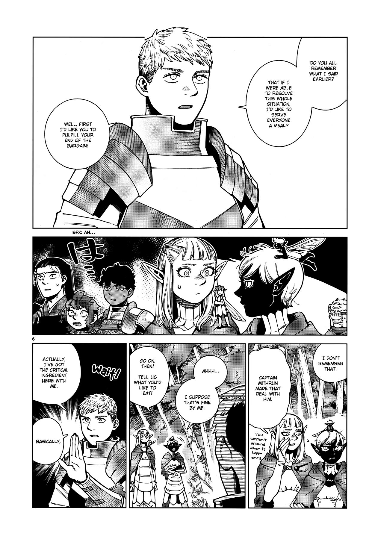 Dungeon Meshi Chapter 93: Falin I page 6 - Mangakakalot