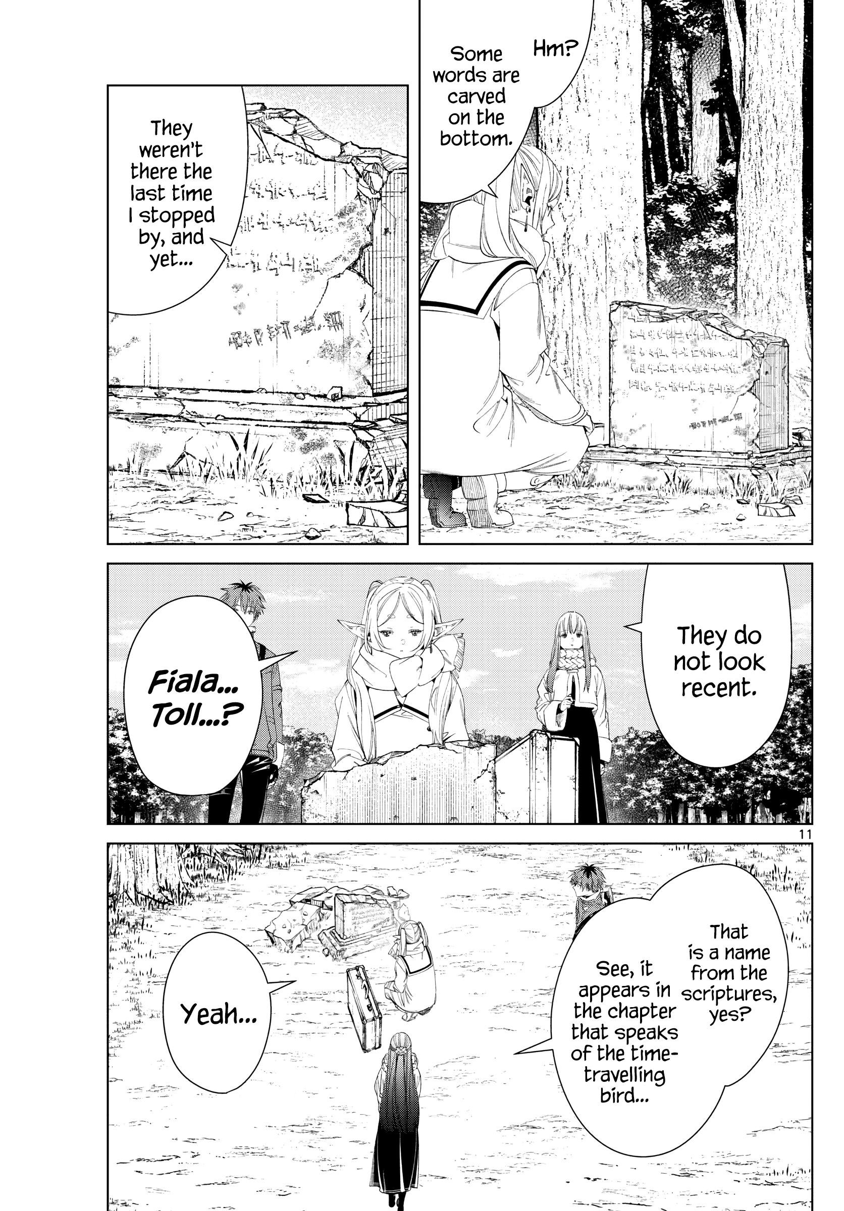 Sousou No Frieren Chapter 107: The Goddess' Monuments page 11 - Mangakakalot