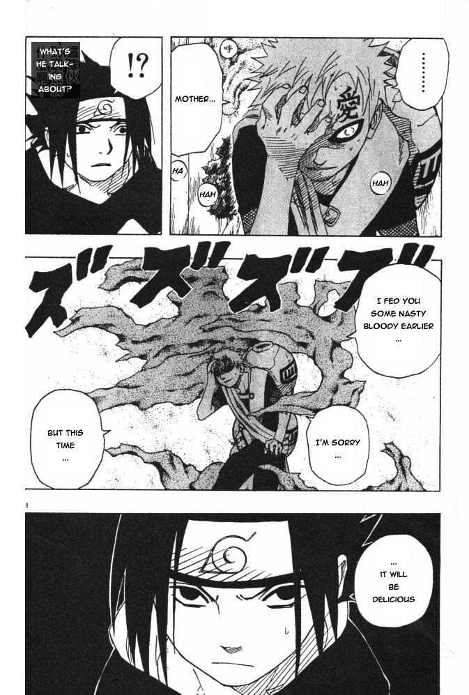Vol.13 Chapter 111 – Sasuke vs. Gaara!! | 8 page