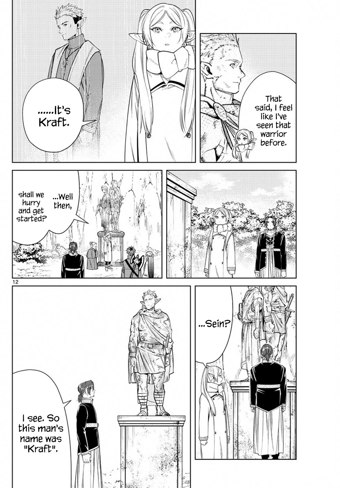 Sousou No Frieren Chapter 34: The Hero Statues page 12 - Mangakakalot