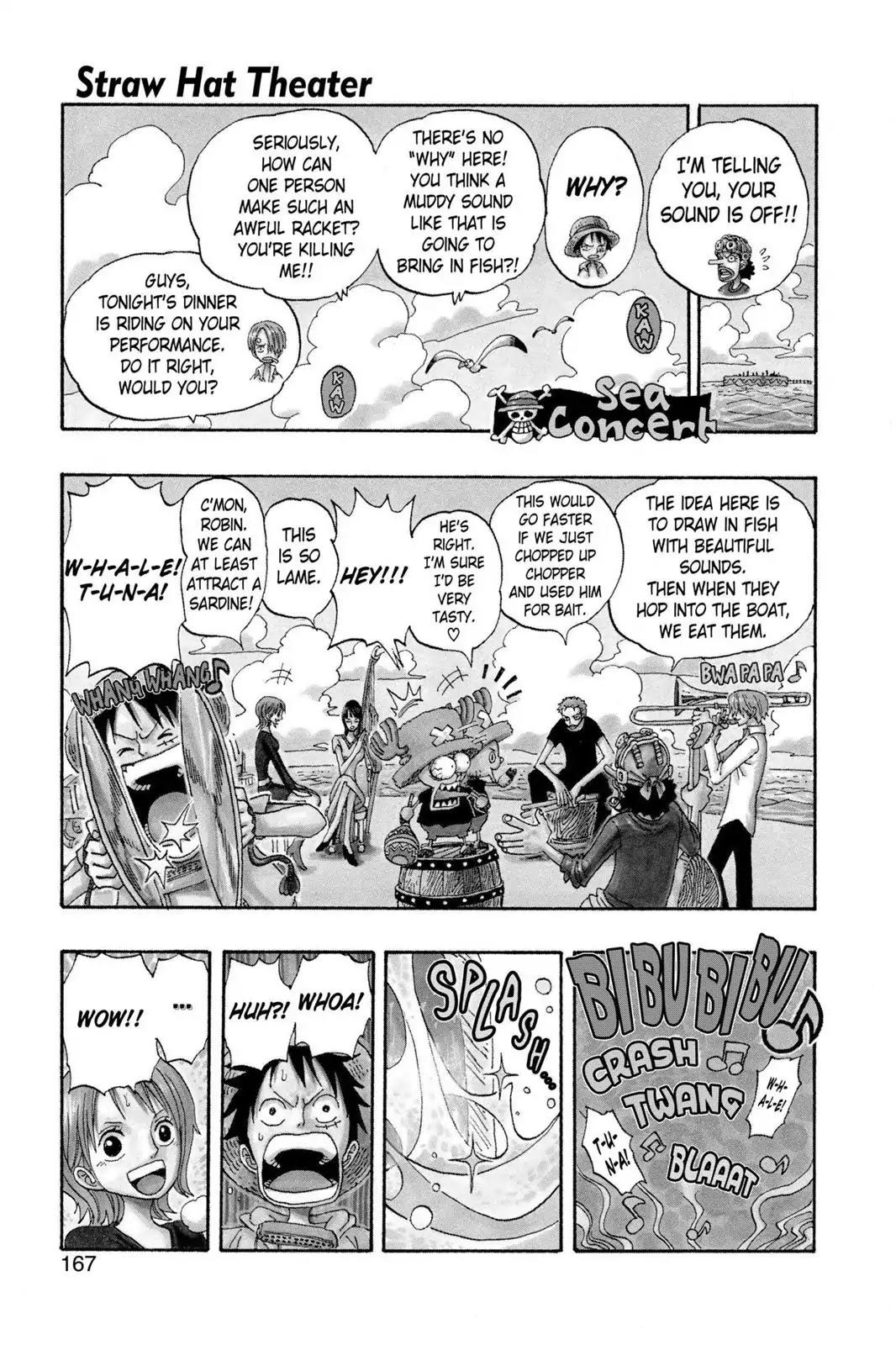 One Piece Vol.32 Chapter Bonus: Straw Hat Theater: Sea Concert page 1 - Mangakakalot