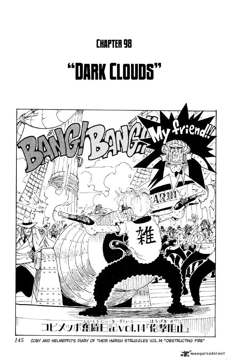 One Piece Chapter 98 : Stormy Cloud page 1 - Mangakakalot