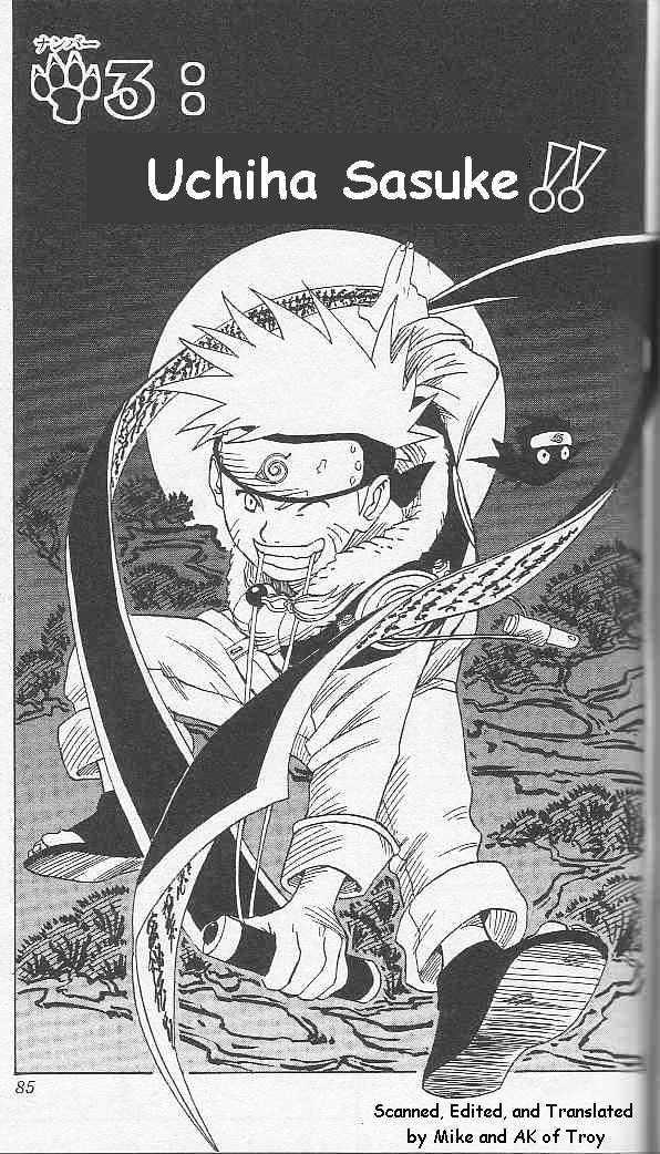 Vol.1 Chapter 3 – Sasuke Uchiha!! | 2 page