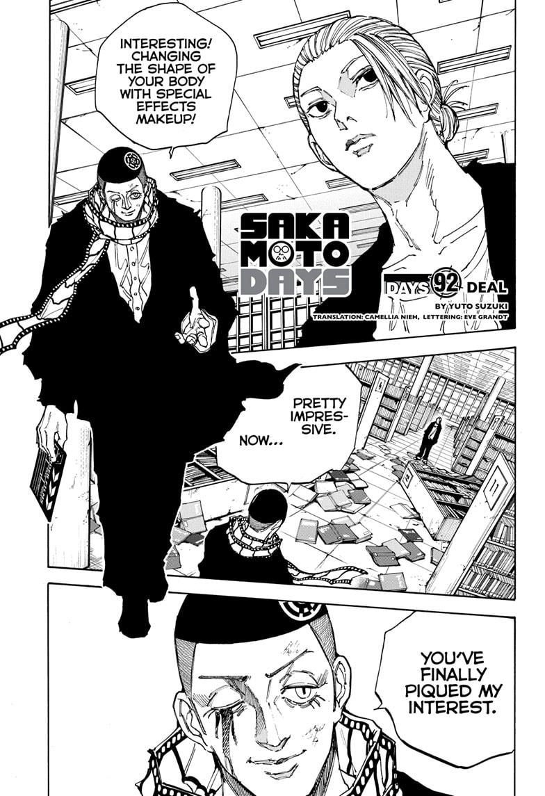 Sakamoto Days Chapter 92 page 1 - Mangakakalot