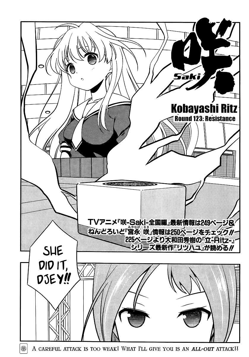 Read Saki Chapter 123 Resistance On Mangakakalot