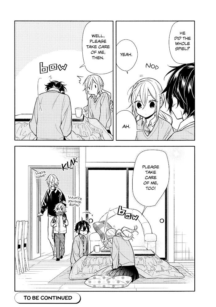 Hori-San To Miyamura-Kun Chapter 109 page 17 - Horimiya Webcomic