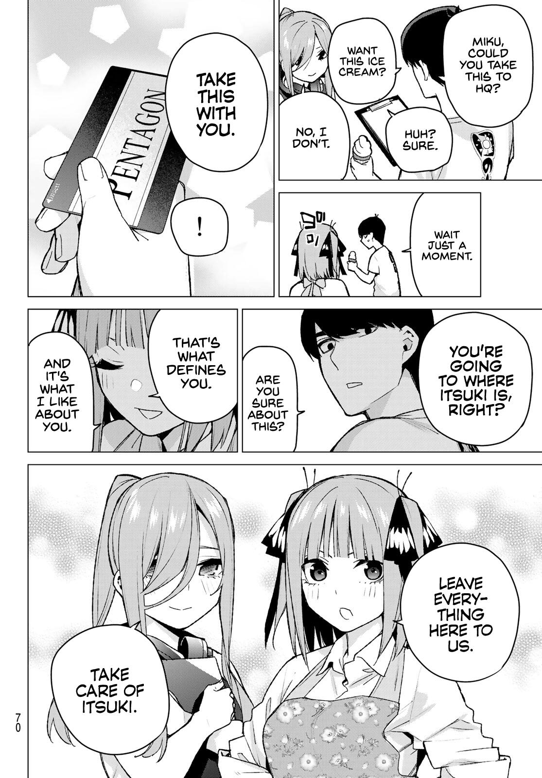 Read Go-Toubun No Hanayome Chapter 90: Chapter 90: A Certain Boy And I ② -  Manganelo