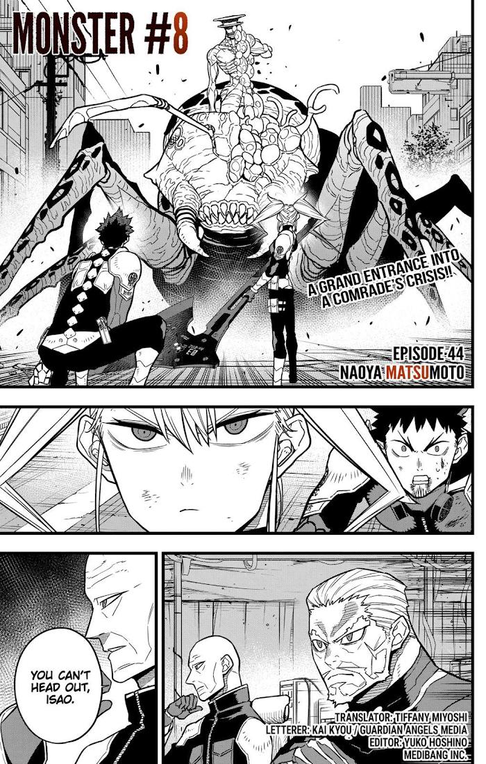 Kaiju No. 8 Chapter 44 page 1 - Mangakakalot