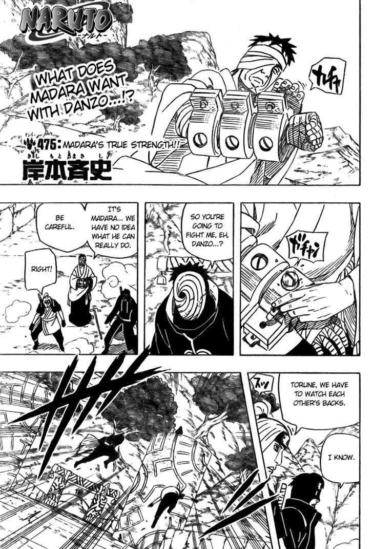 Vol.51 Chapter 475 – Madara Shows His True Worth!! | 1 page