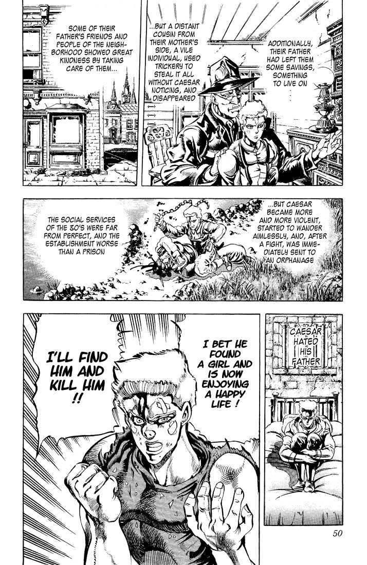 Jojo's Bizarre Adventure Vol.10 Chapter 89 : Caesar's Lonely Youth page 4 - 